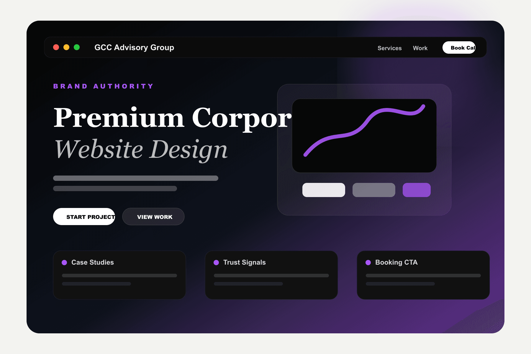 Premium corporate website