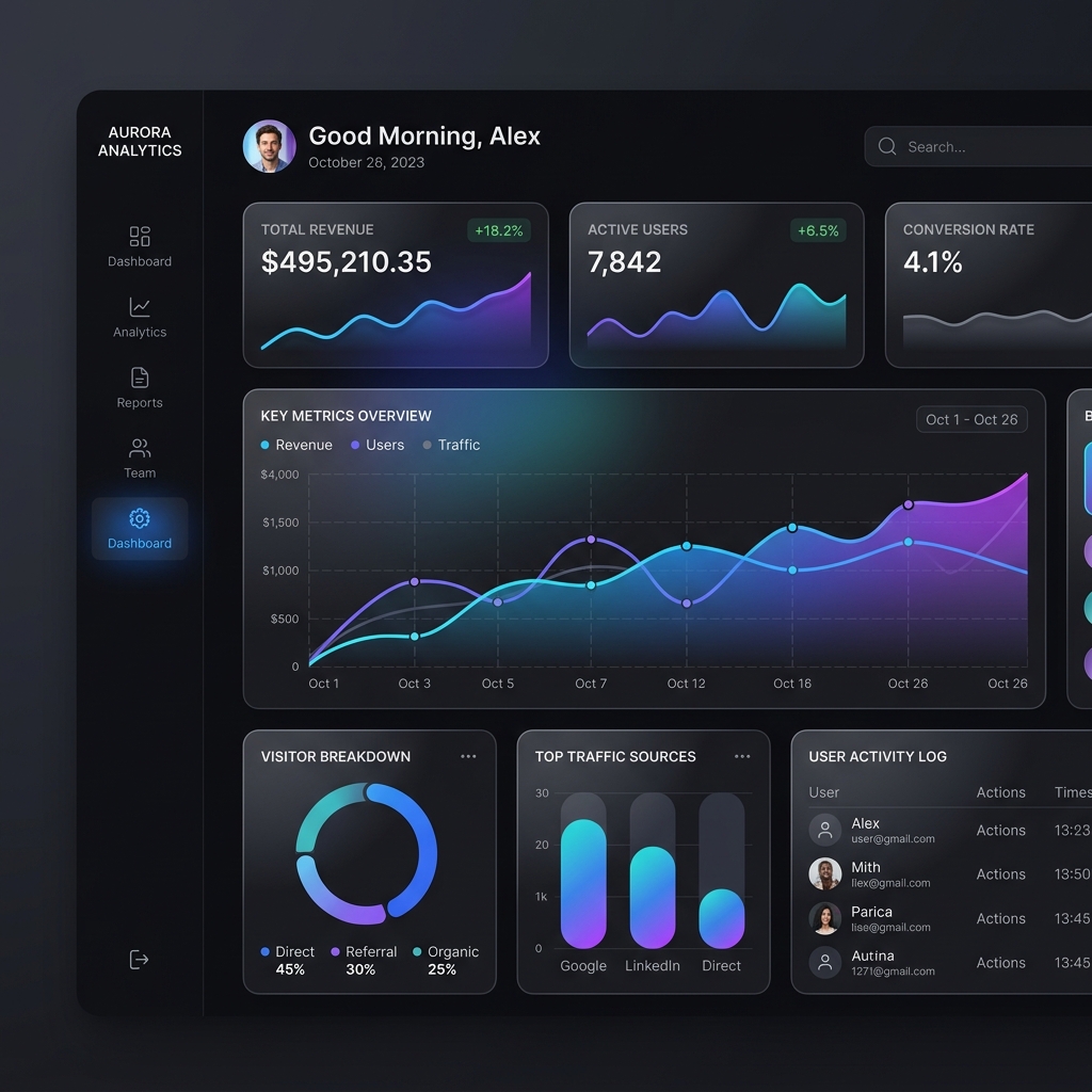 Sleek real estate portal UI representation by Asif Digital
